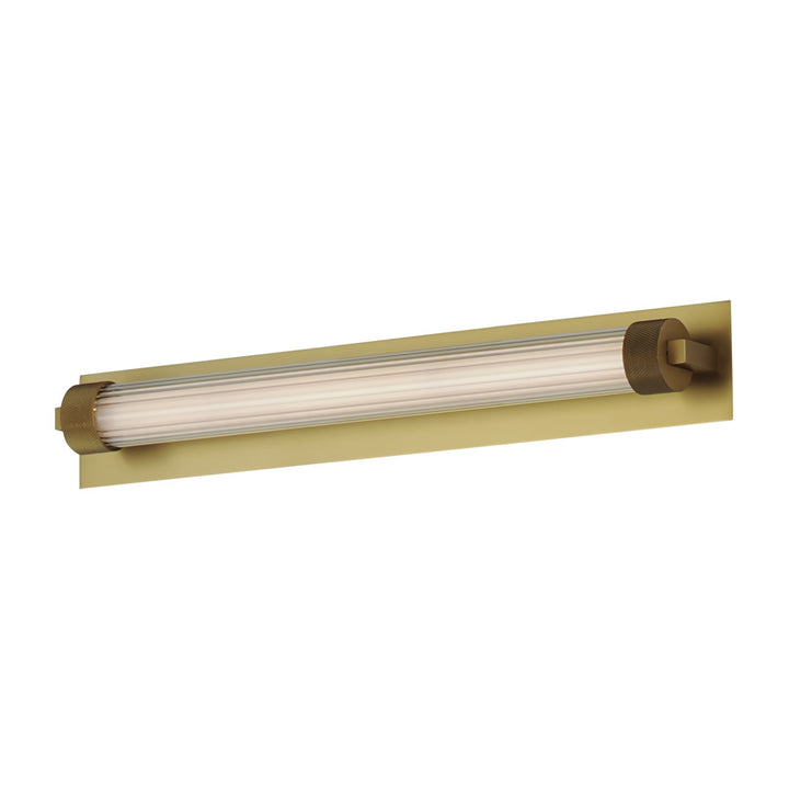 Doric 18" LED Wall Sconce by Studio M Lighting in Natural Aged Brass