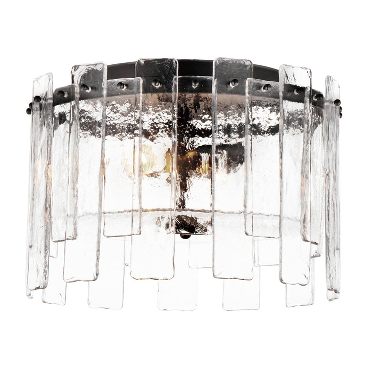 Warren 2-Light Flush Mount by Studio M Lighting in Dark Bronze