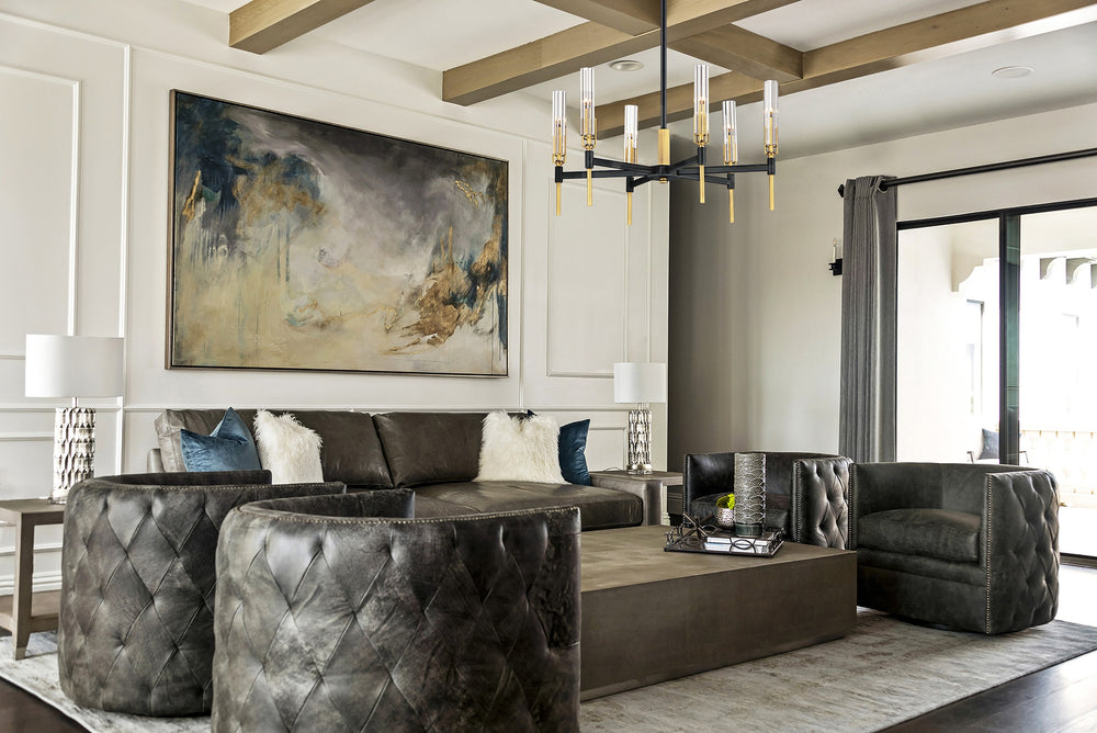 Flambeau 6-Light Chandelier 166125 by Studio M Lighting – lifestyle