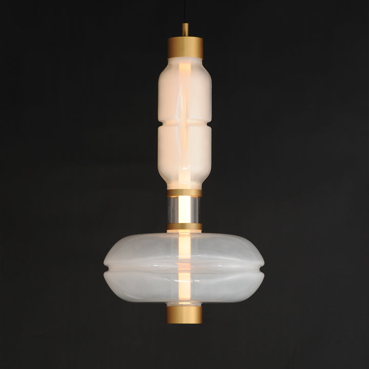 Gusto 22" LED Single Pendant by Studio M Lighting – lifestyle