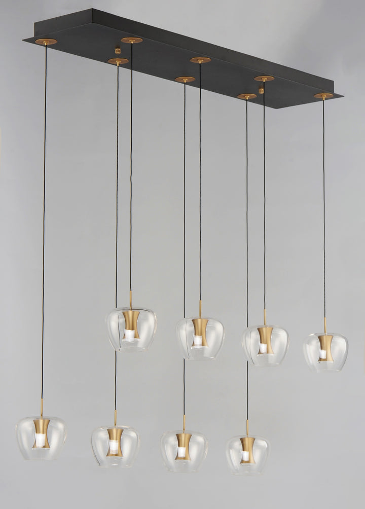 Newton LED 8-Light Pendant by Studio M Lighting – lifestyle