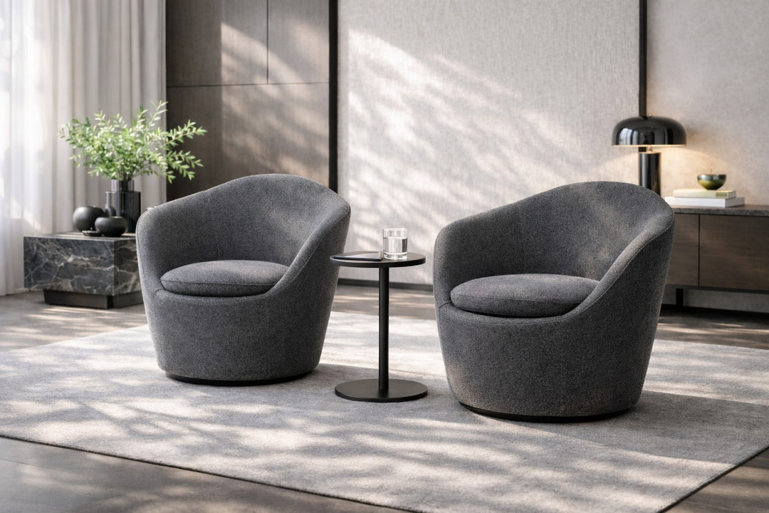 Stone Accent Chair by Whiteline Modern Living – lifestyle