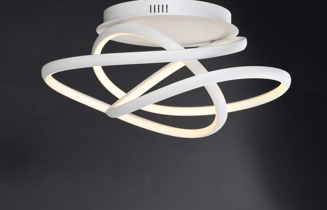 Twisted LED Flush Mount by Studio M Lighting – lifestyle