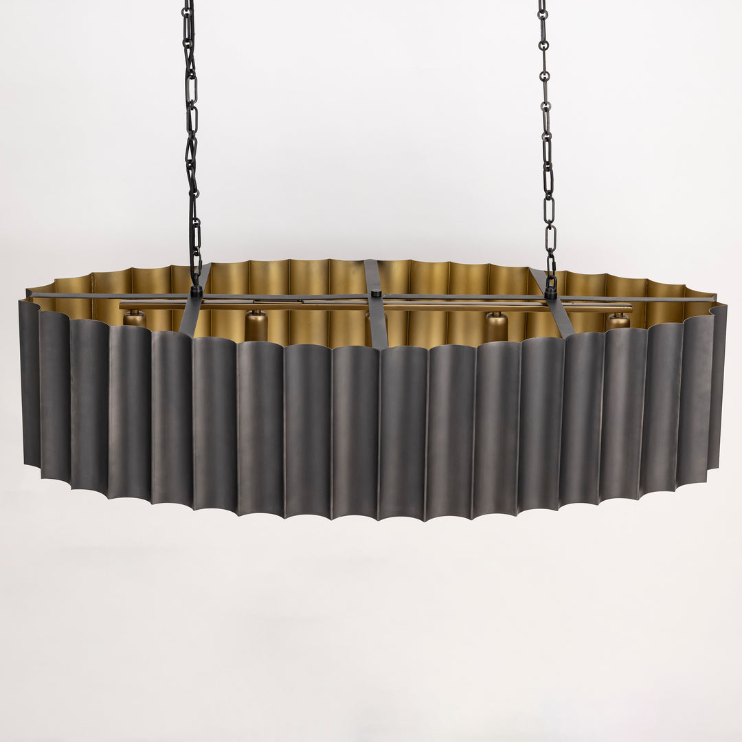Allegra 5-Light Linear Pendant by Studio M Lighting – lifestyle