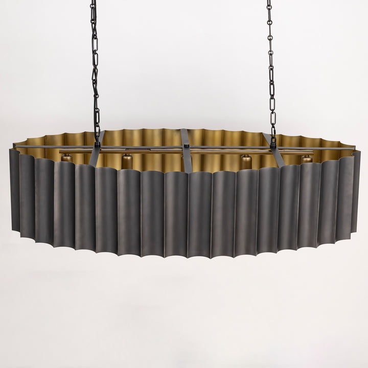 Allegra 5-Light Linear Pendant by Studio M Lighting – lifestyle