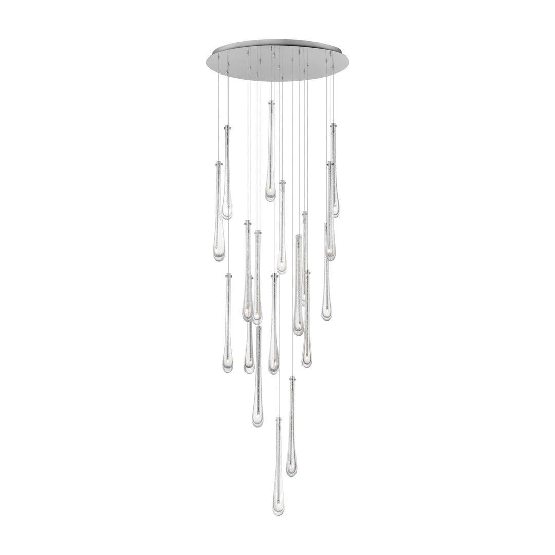 Stillo 18-Light LED Pendant by Studio M Lighting in Satin Nickel