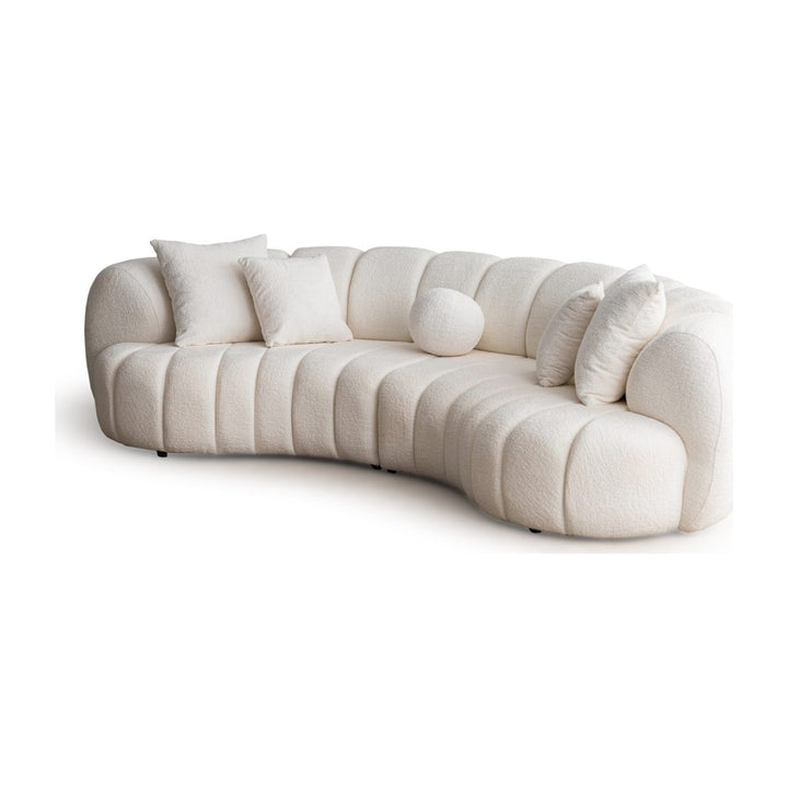 Rhodes Curved Sofa by Whiteline Modern Living
