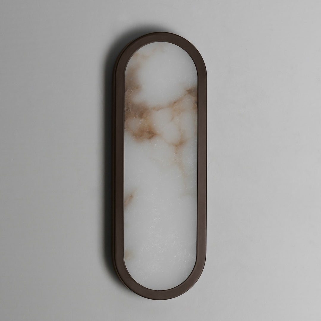 Plinth 15 LED Alabaster Wall Sconce by Studio M Lighting – lifestyle