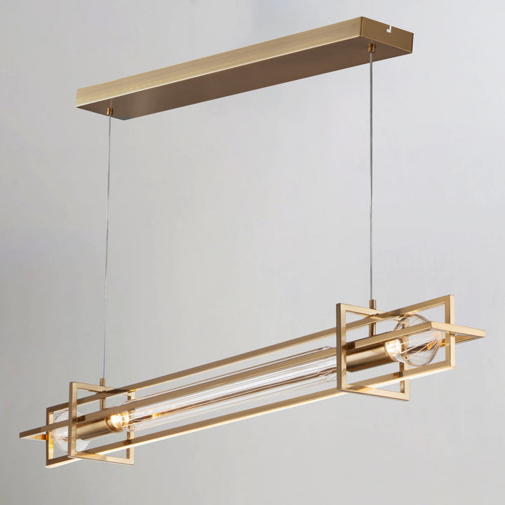 Zeppelin 50" LED Linear Pendant by Studio M Lighting – lifestyle