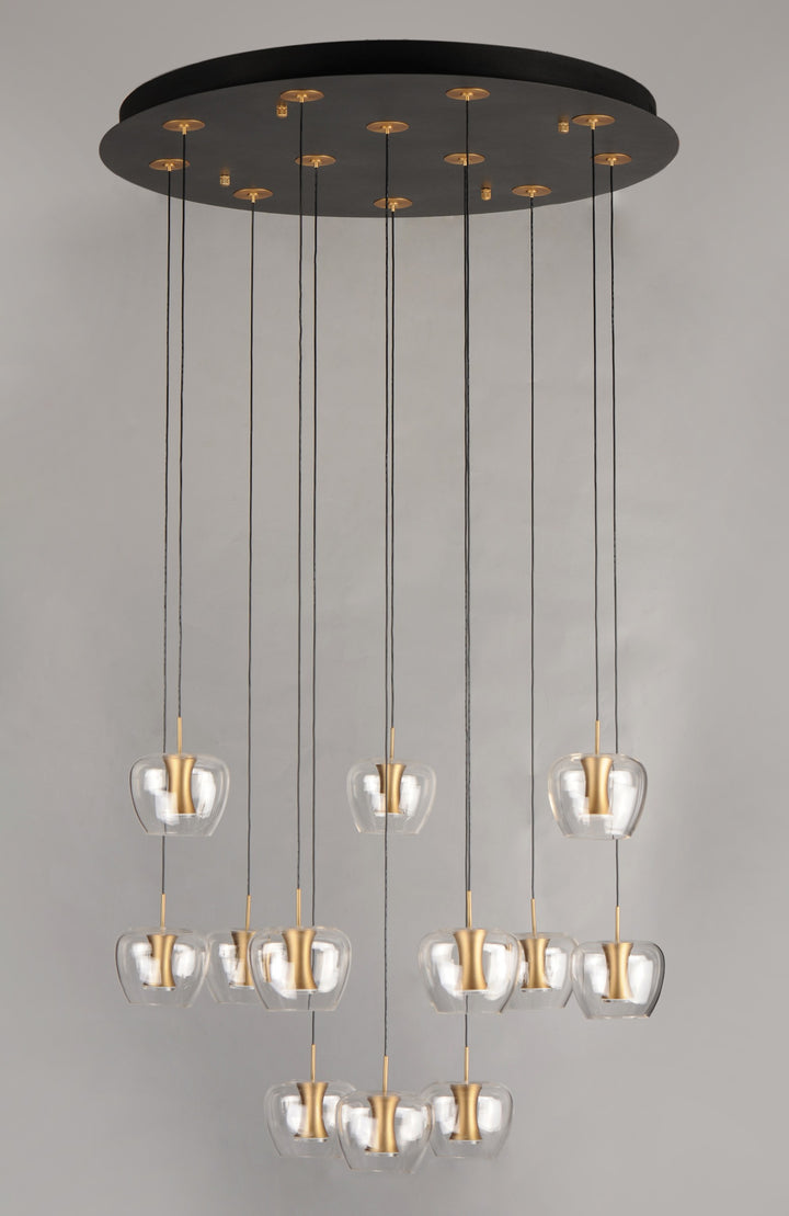 Newton LED 12-Light Pendant by Studio M Lighting – lifestyle