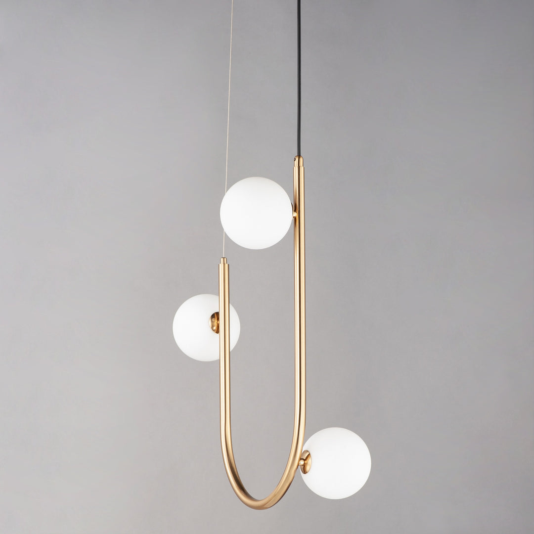 Contour 3-Light Cord Hung Pendant by Studio M Lighting – lifestyle