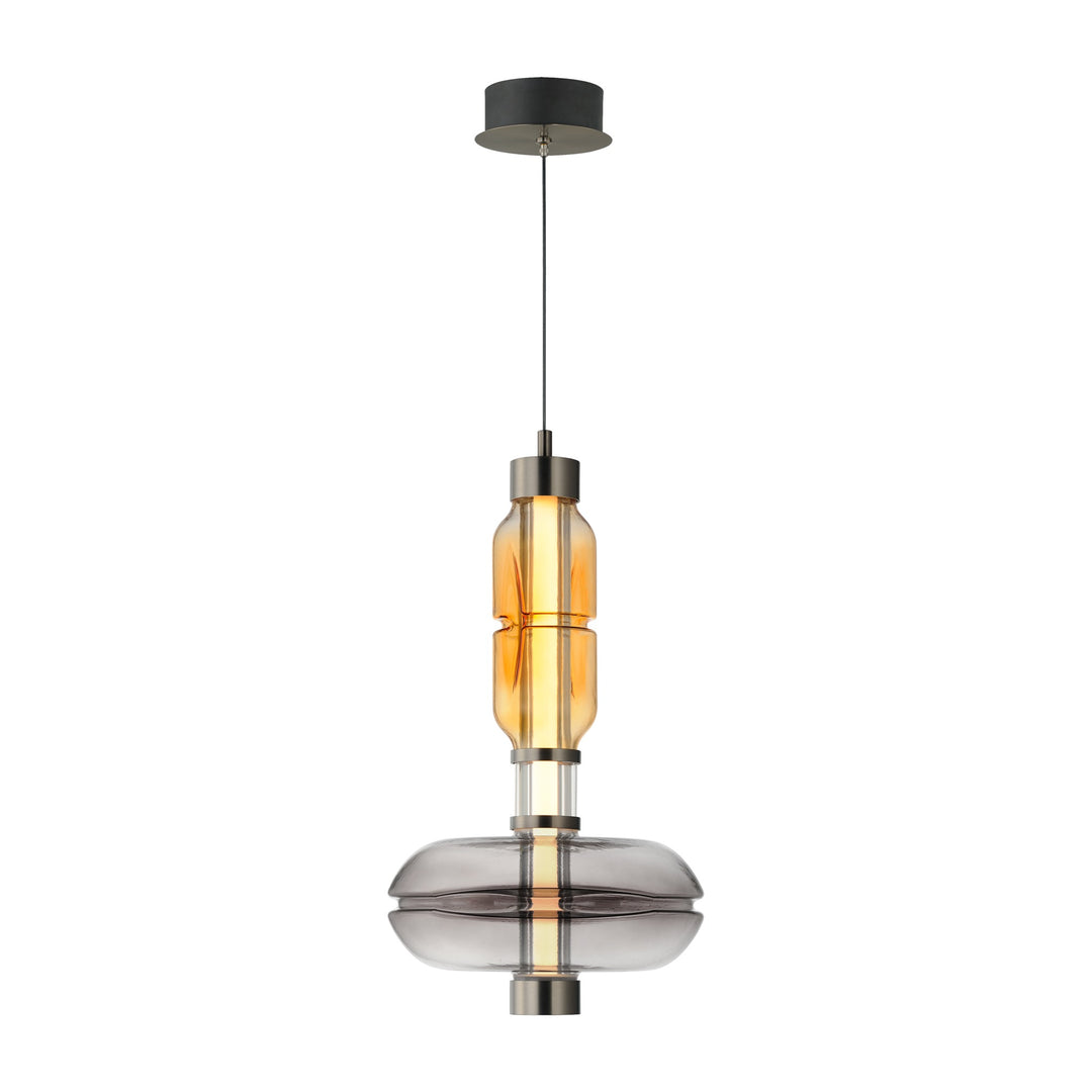 Gusto 22" LED Single Pendant by Studio M Lighting in Gunmetal