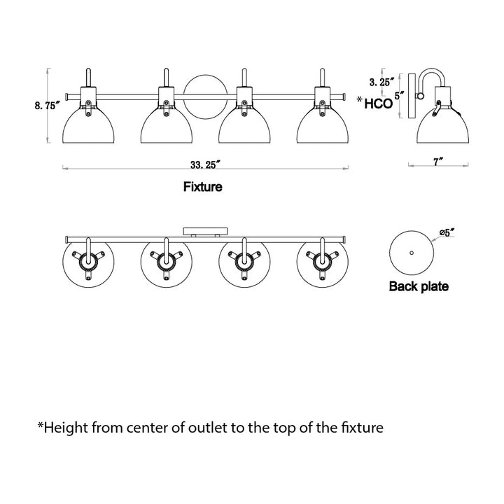 Dusk Wall Sconce by Studio M Lighting – line drawing