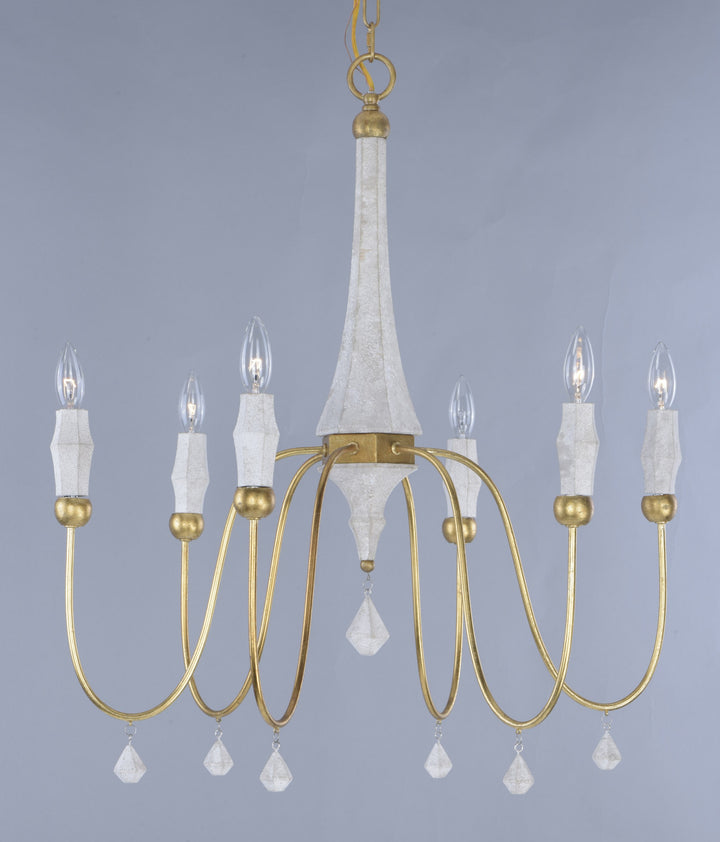 Brut 6-Light Chandelier by Studio M Lighting – lifestyle