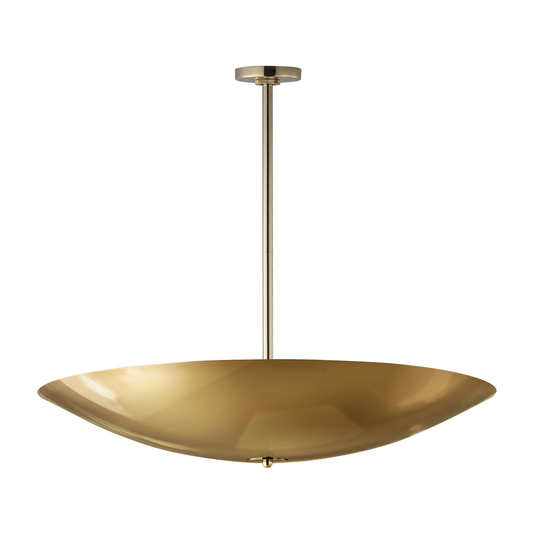 Vesta 36" LED Pendant/Semi-Flush by Studio M Lighting in French Gold