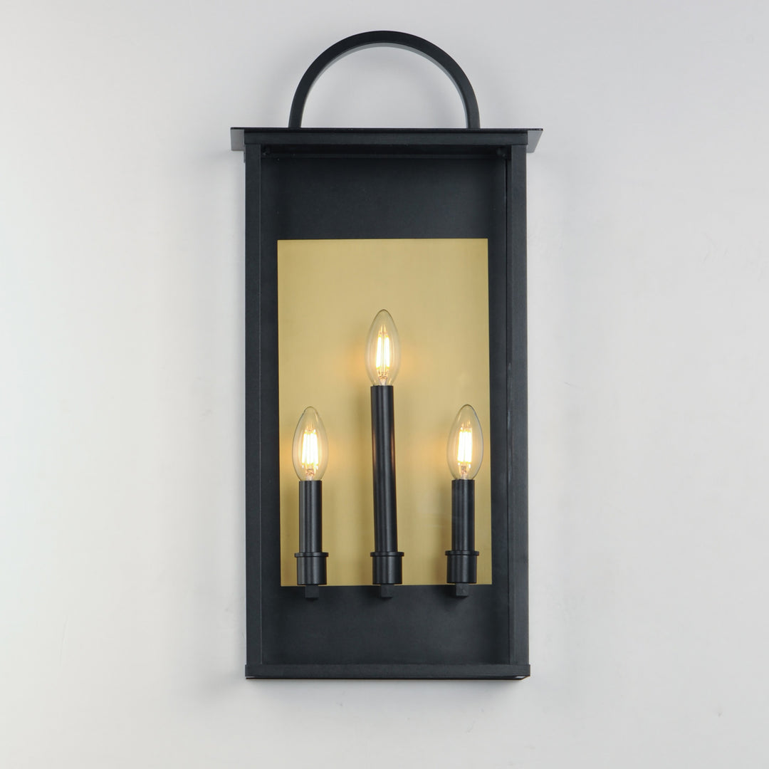 Manchester 3-Light Large Outdoor Wall Sconce by Studio M Lighting – lifestyle