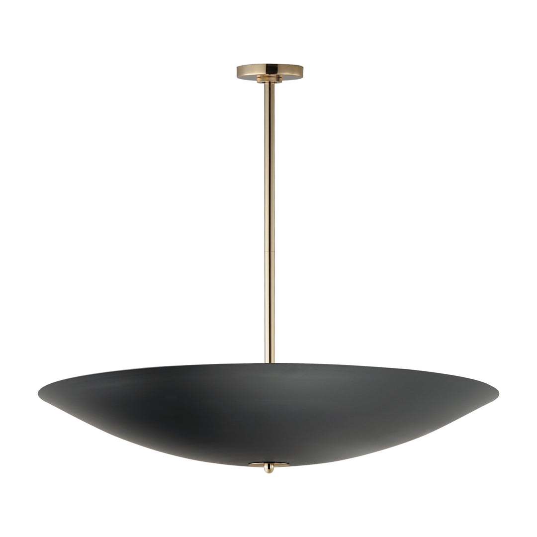 Vesta 36" LED Pendant/Semi-Flush by Studio M Lighting in French Gold