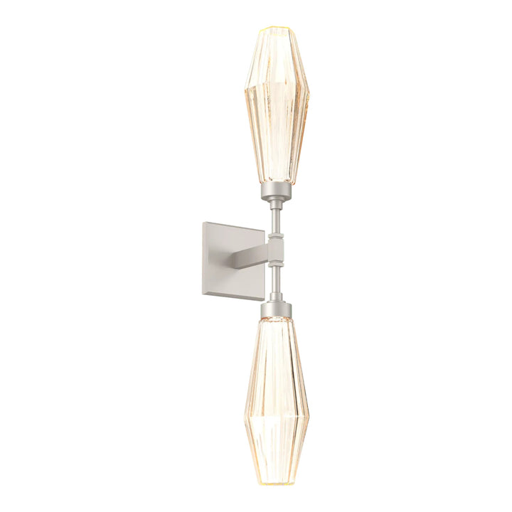 Aalto Double Sconce by Hammerton Studio in Beige Silver