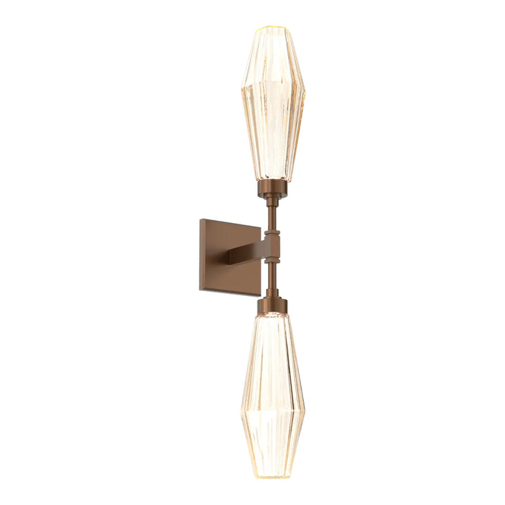 Aalto Double Sconce by Hammerton Studio in Burnished Bronze