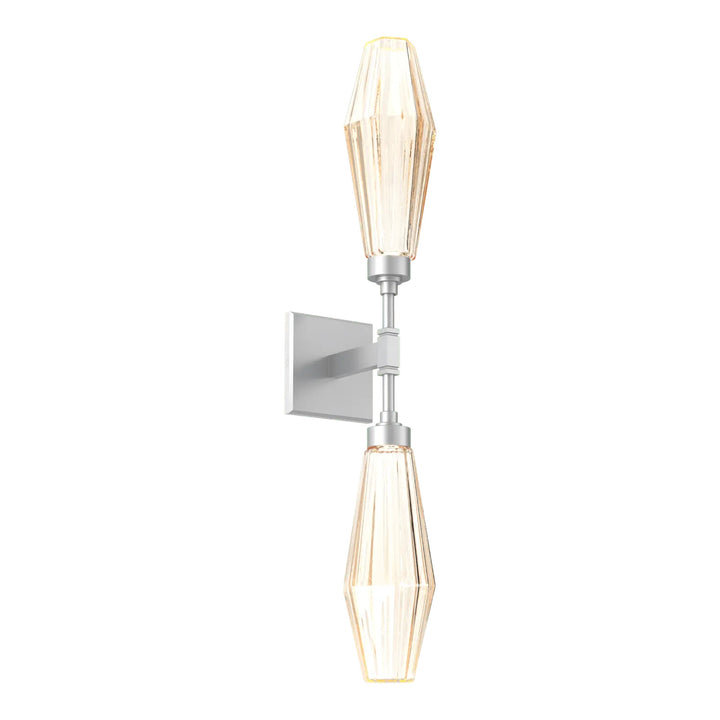 Aalto Double Sconce by Hammerton Studio in Classic Silver