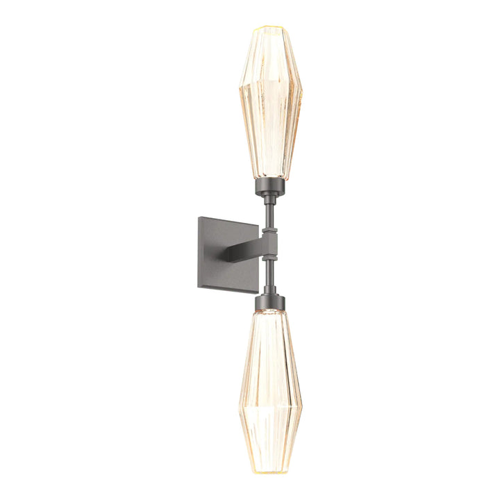Aalto Double Sconce by Hammerton Studio in Graphite