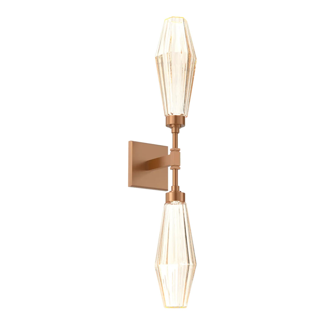Aalto Double Sconce by Hammerton Studio in Novel Brass