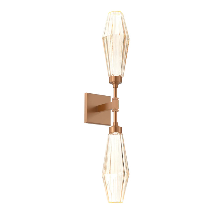 Aalto Double Sconce by Hammerton Studio in Novel Brass