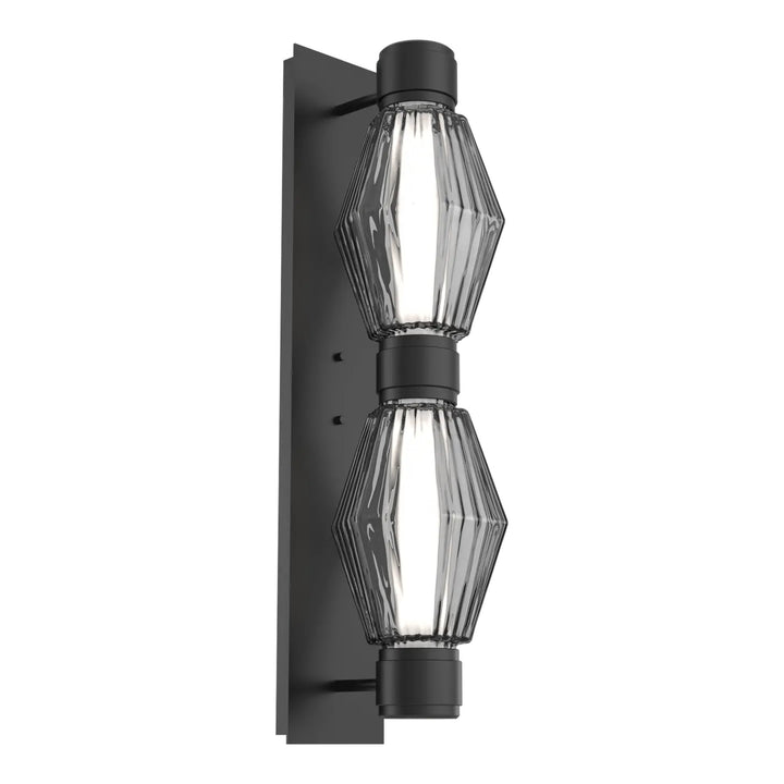 Aalto Mandrel Double Sconce by Hammerton Studio in Matte Black