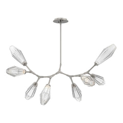 Aalto Modern Branch Chandelier by Hammerton Studio – 8 Lights in Beige Silver