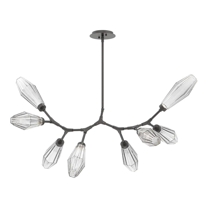 Aalto Modern Branch Chandelier by Hammerton Studio – 8 Lights in Graphite
