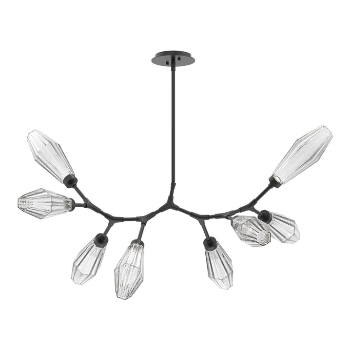Aalto Modern Branch Chandelier by Hammerton Studio – 8 Lights in Matte Black