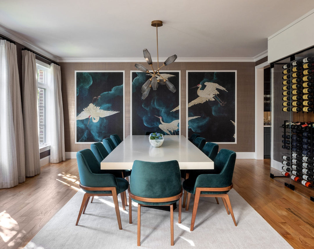 Aalto Modern Branch Chandelier by Hammerton Studio in a styled interior