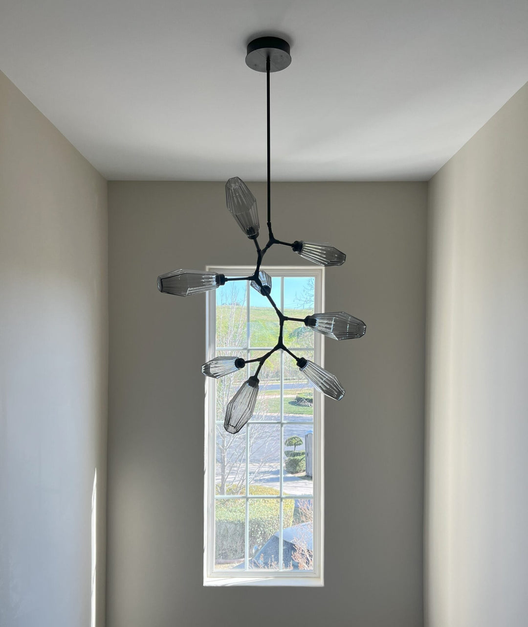 Aalto Modern Vine Chandelier by Hammerton Studio in a styled interior