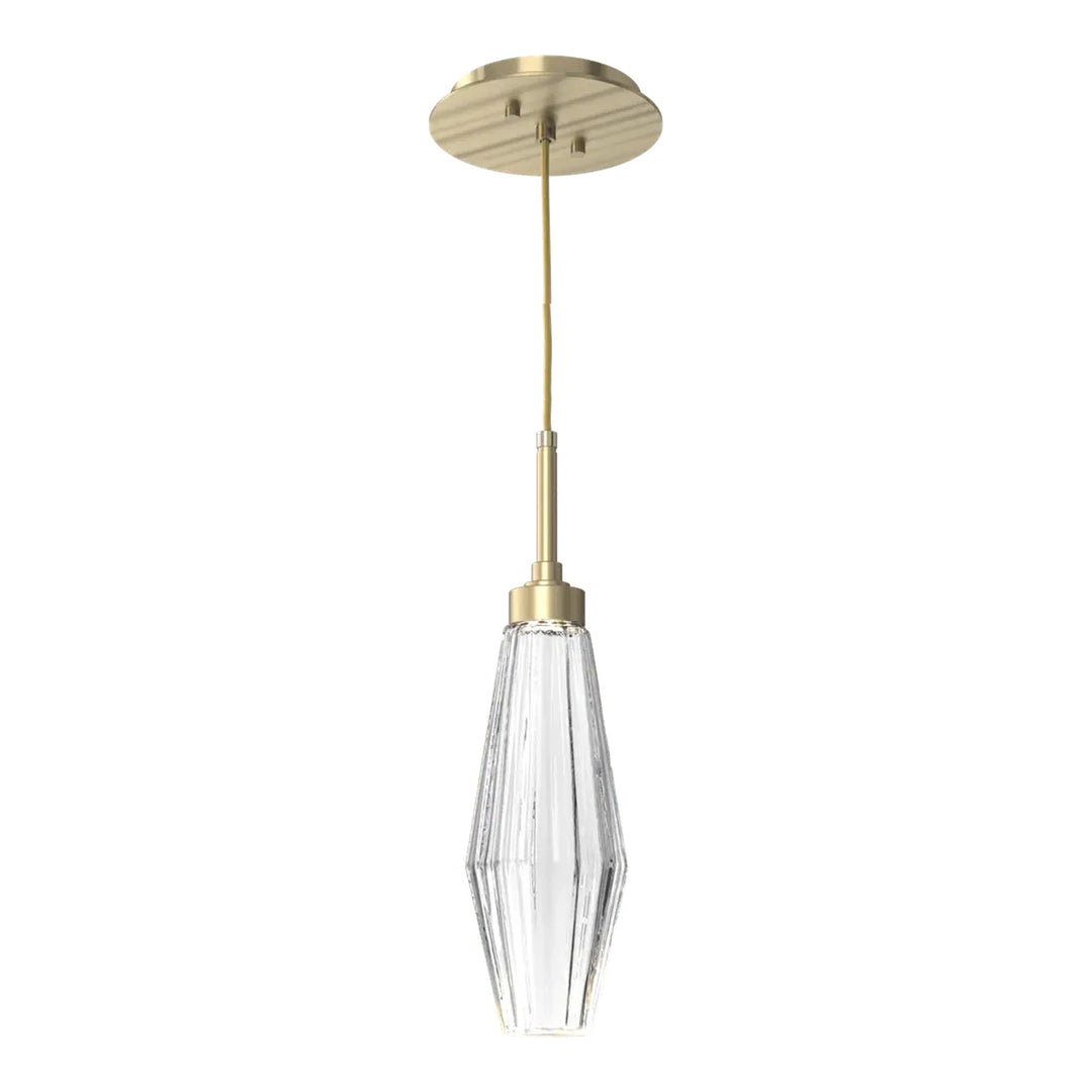 Aalto Pendant by Hammerton Studio – Small in Heritage Brass on adjustable cord