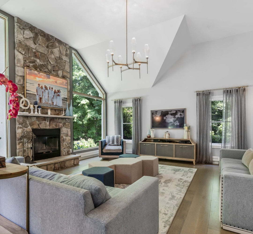 Aalto Round Belvedere Chandelier by Hammerton Studio in a styled interior