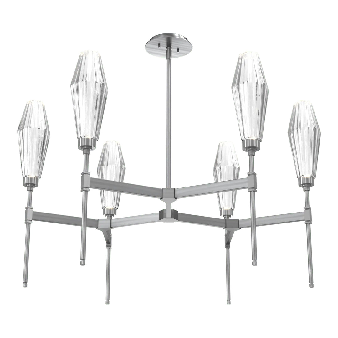 Aalto Round Belvedere Chandelier by Hammerton Studio – Single Tier in Gunmetal