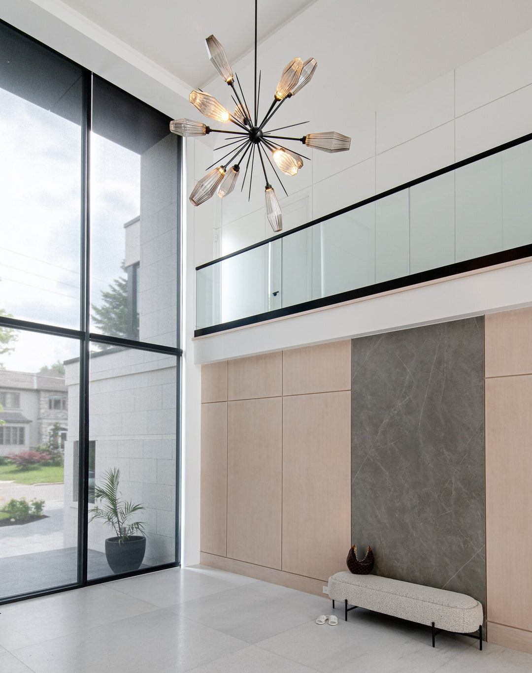 Aalto Starburst Chandelier by Hammerton Studio in a styled interior