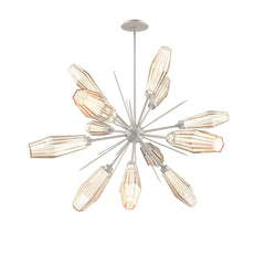 Aalto Starburst Chandelier by Hammerton Studio – Medium in Beige Silver