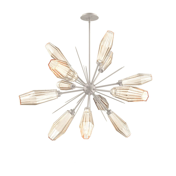Aalto Starburst Chandelier by Hammerton Studio – Medium in Beige Silver
