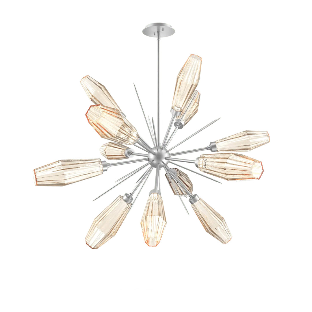 Aalto Starburst Chandelier by Hammerton Studio – Medium in Classic Silver