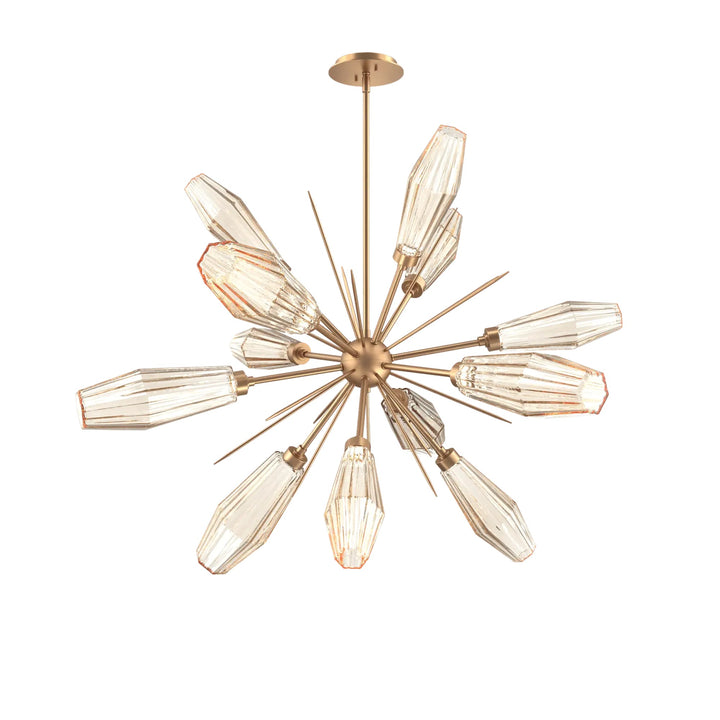 Aalto Starburst Chandelier by Hammerton Studio – Medium in Novel Brass