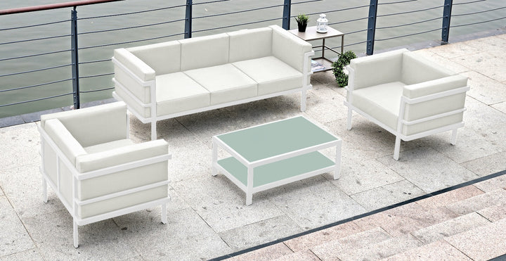 Angelina Indoor/Outdoor Coffee Table by Whiteline Modern Living – lifestyle