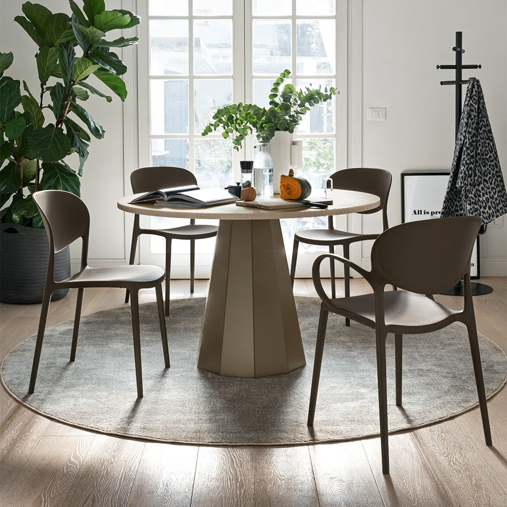 Abby Dining Armchair by Connubia in a styled interior