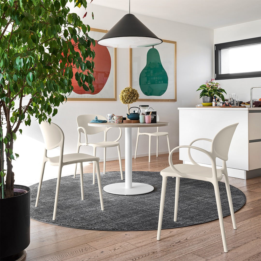 Abby Dining Armchair by Connubia in a styled interior