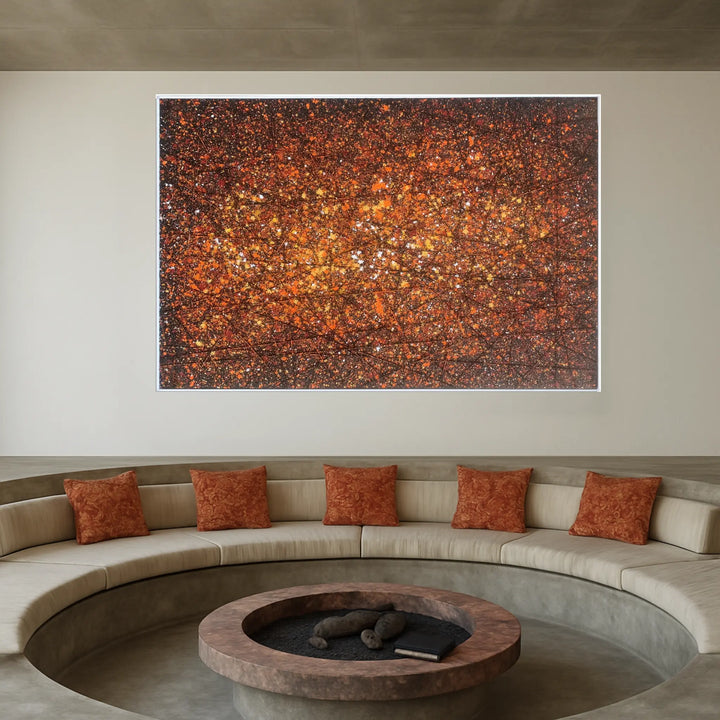 Abstract Stormscape | Crimson Vortex by Interior Moderna - view 7