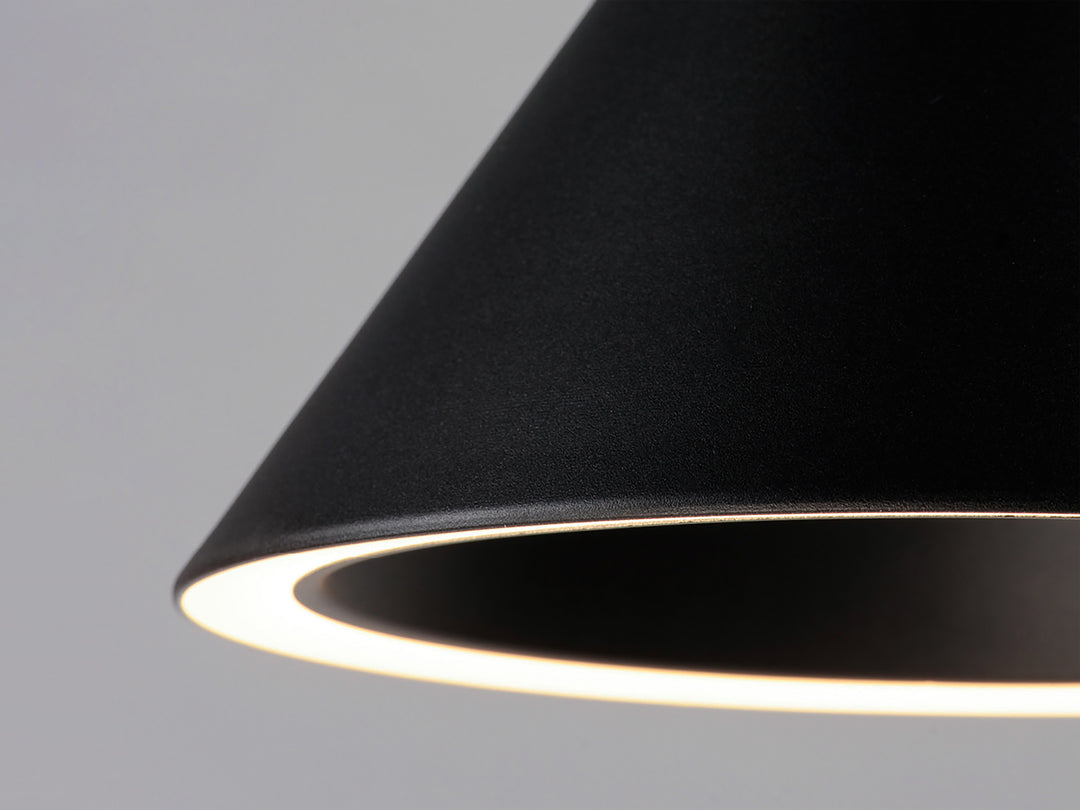 Abyss 1-Light LED Pendant (12.5" W) by ET2 Lighting, styled view 2