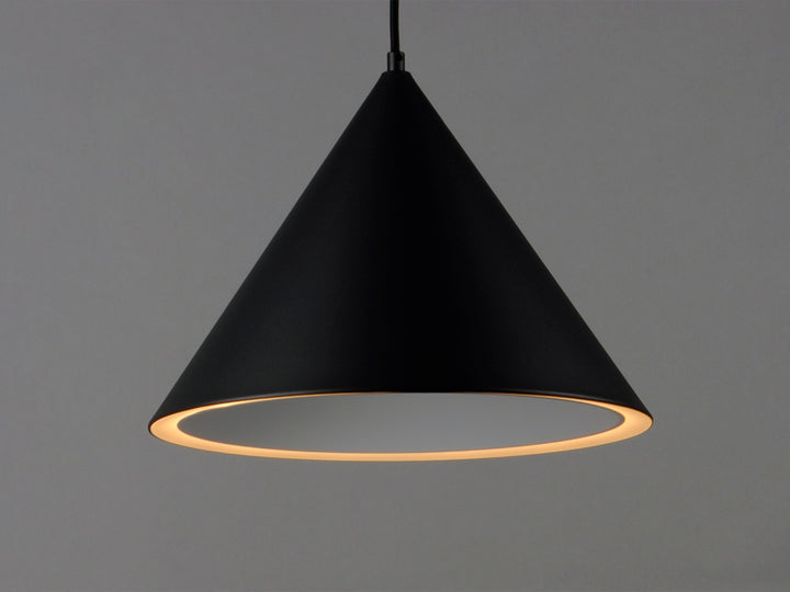 Abyss 1-Light LED Pendant (12.5" W) by ET2 Lighting, styled view 7