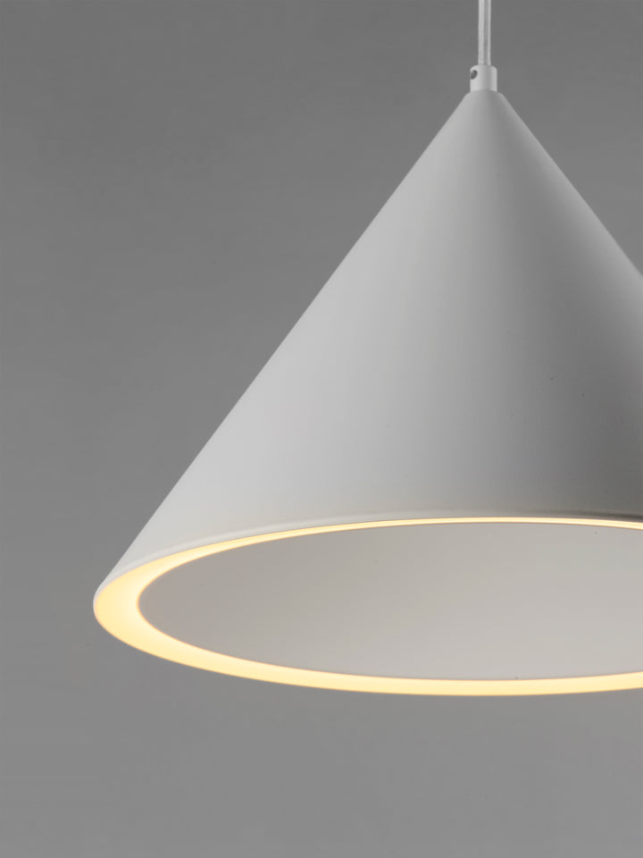 Abyss 1-Light LED Pendant (12.5" W) by ET2 Lighting, styled view 8