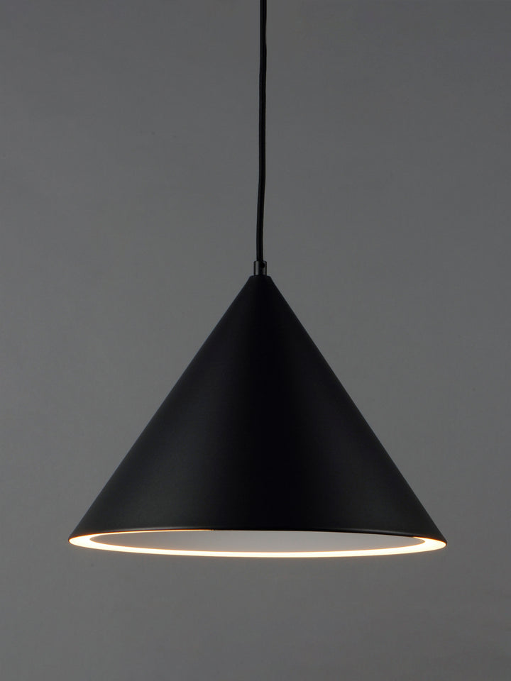 Abyss 1-Light LED Pendant (15.75" W) by ET2 Lighting, styled view 6