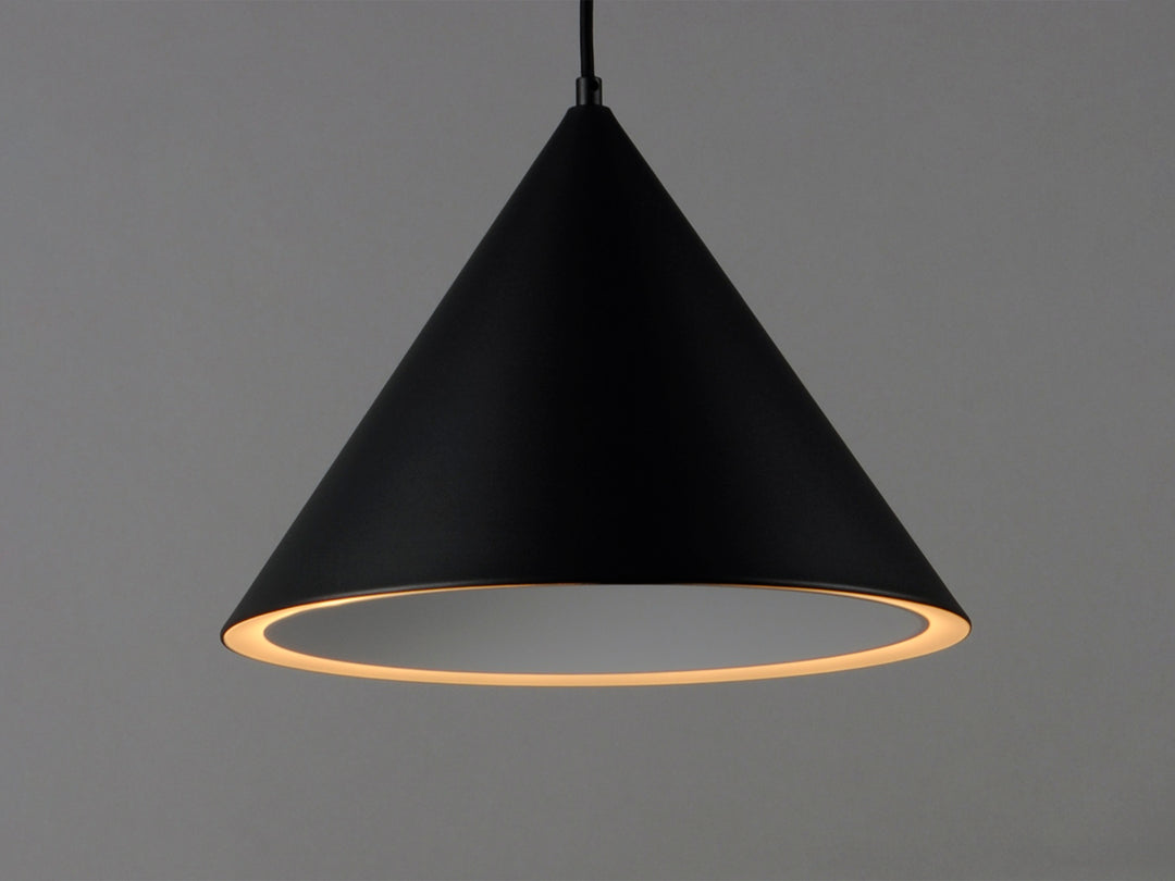 Abyss 1-Light LED Pendant (9.5" W) by ET2 Lighting, styled view 7